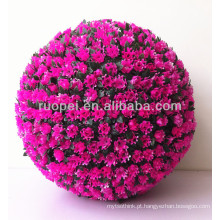 bola de flores de plástico bola de rosa artificial para decoração de casa e jardim
